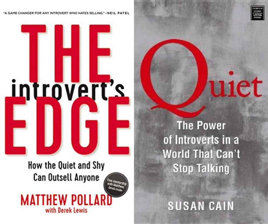 The Introverts Edge and Quiet Book Covers