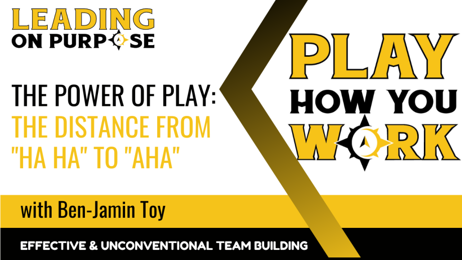Play_How_You_Work_Leading_On_Purpose_Newsletter-ea7d1d65 The Power of Play: The Gap Between "Ha ha" and "Aha" is Small